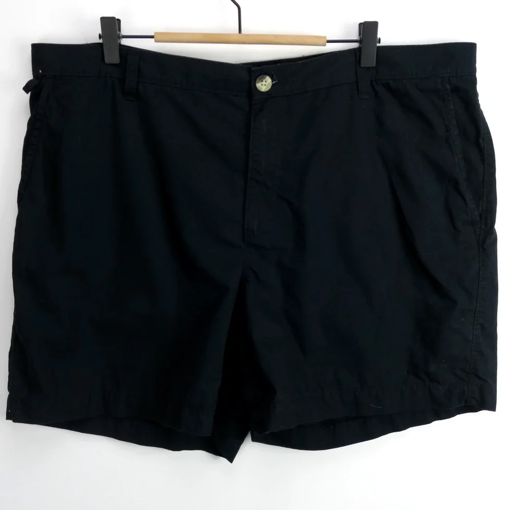Columbia PFG Fishing Shorts Mens 38 Black 7” Inseam Outdoor Utility Cotton Twill